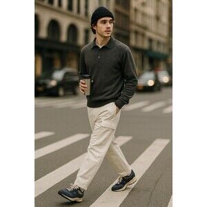 Marks & Spencer Gray Lightweight Wool Sweater Size‎ Medium